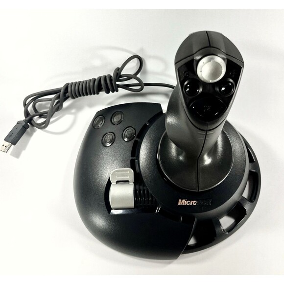 Microsoft SideWinder Precision 2 Joystick USB X05-63511 Tested - Picture 5 of 9